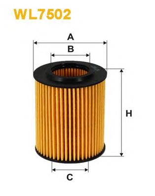WIX FILTERS wl7502 -  Масляный фильтр